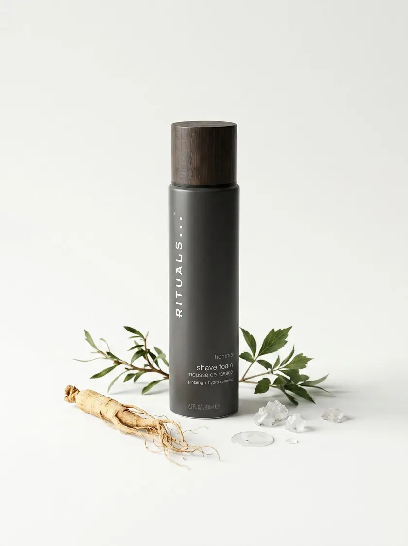 Rituals... Гель-пена для бритья Homme с женьшенем, 200 мл
