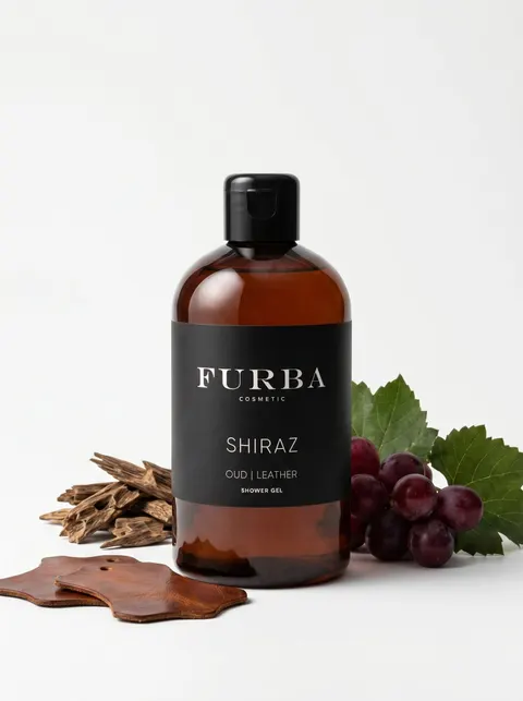 Парфюмированный гель для душа Furba Shiraz c насыщенным ароматом уда, жасмина, розы и шафрана, 300 мл