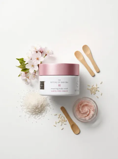 Скраб для тела RITUALS "Sakura" с ароматом цветов вишни и рисового молока, 250