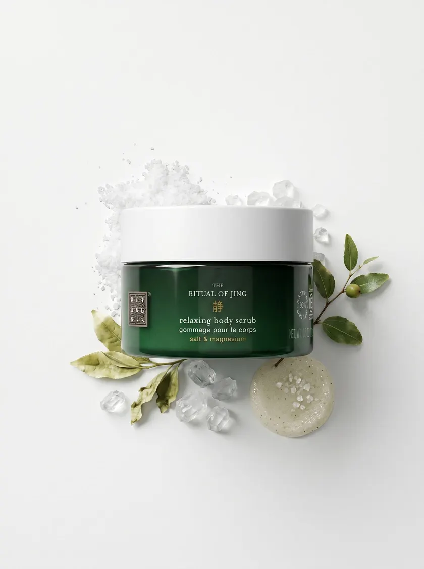 Скраб для тела RITUALS "Jing Relax" с ароматом священный лотос и плодами унаби, 300гр
